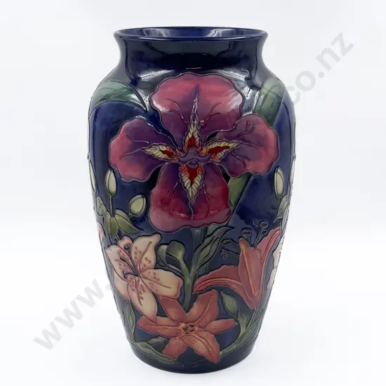 Large Moorcroft Tigris Pattern Vase