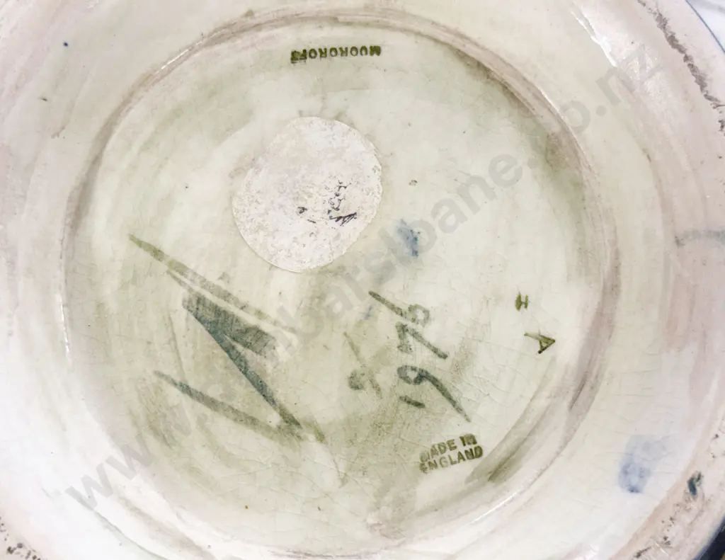 Moorcroft Hibiscus Pattern Planter Image 1++