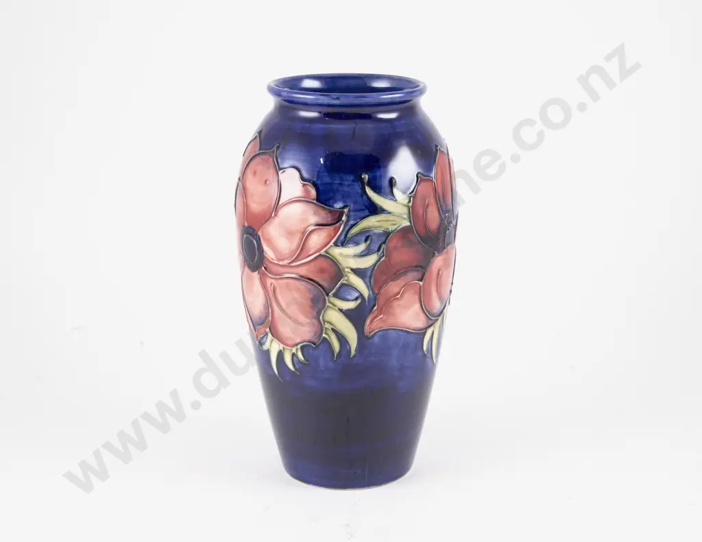 Moorcroft Anemone Pattern Vase Image 1++