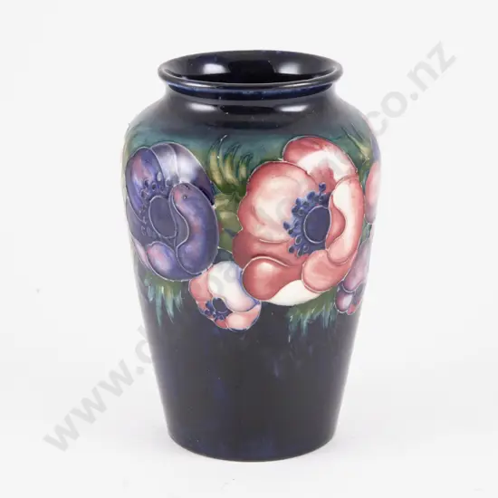 Moorcroft Anemone Pattern Vase