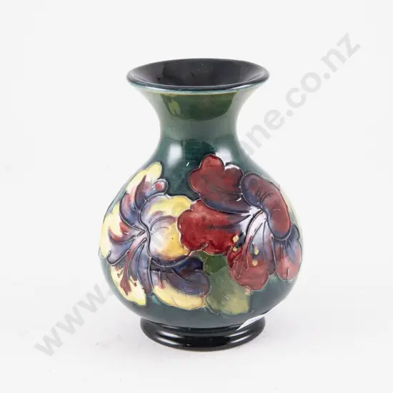 Moorcroft Hibiscus Pattern Vase