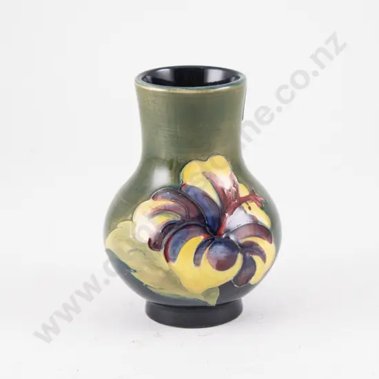 Moorcroft Hibiscus Pattern Vase