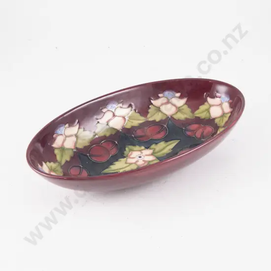 Moorcroft Morello Cherry Pattern Oval Dish