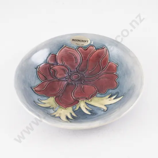 Moorcroft Anemone Pattern Plate