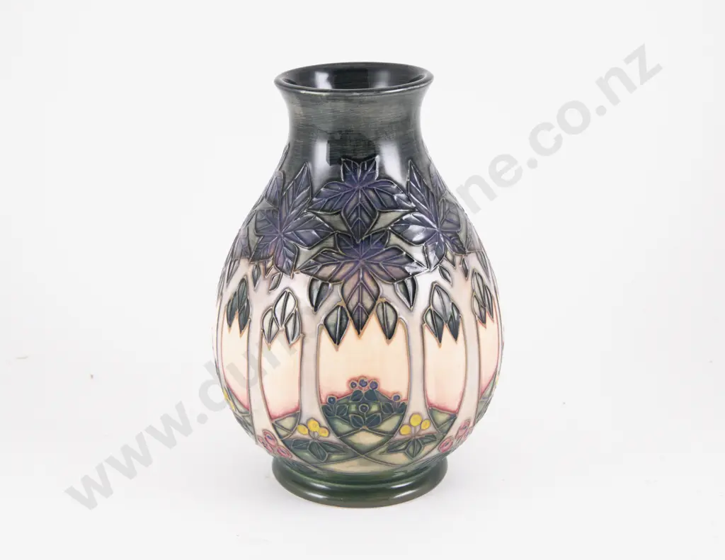 Moorcroft Cluny Pattern Vase Image 1++