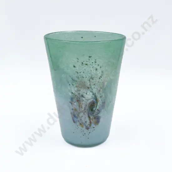 Mid C20th Monart Glass Beaker Vase
