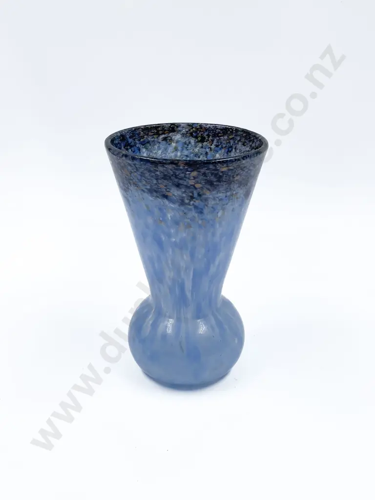 Mid C20th Monart Glass Trumpet Vase Image 1++