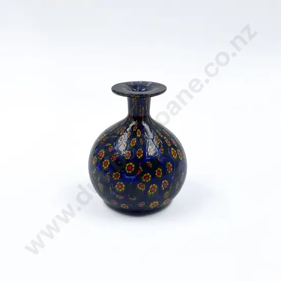 Venetian Millefiori Glass Posy Vase