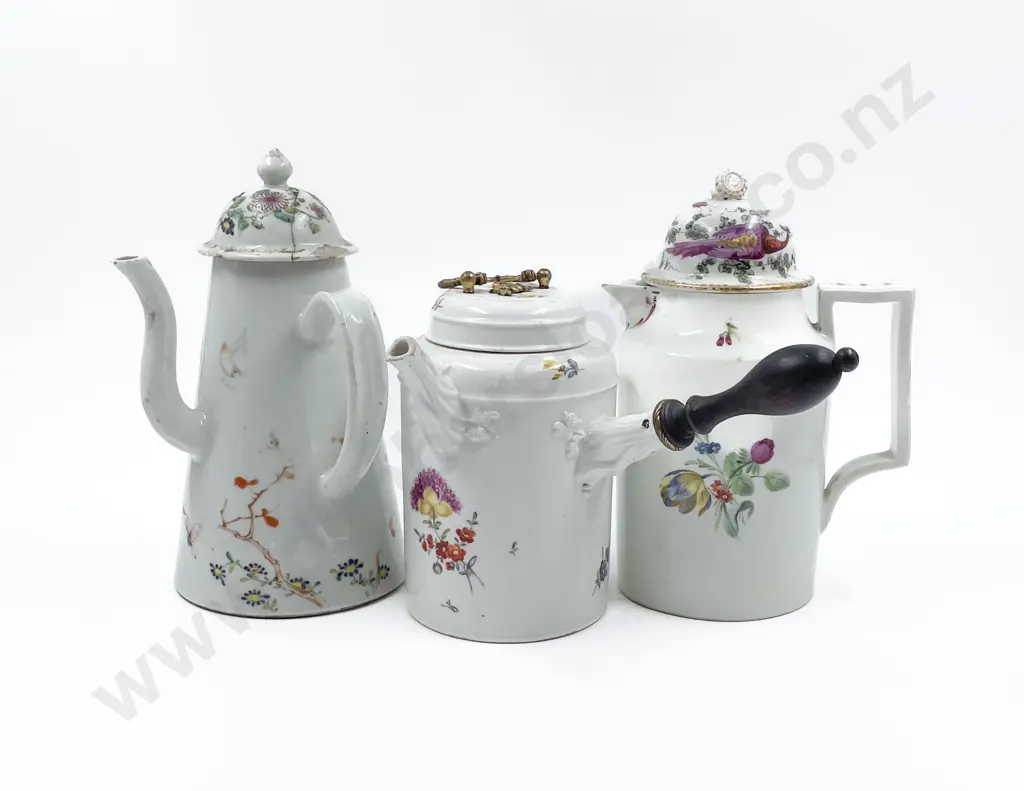 Late C18th Meissen Chocolate Pot Image 1++