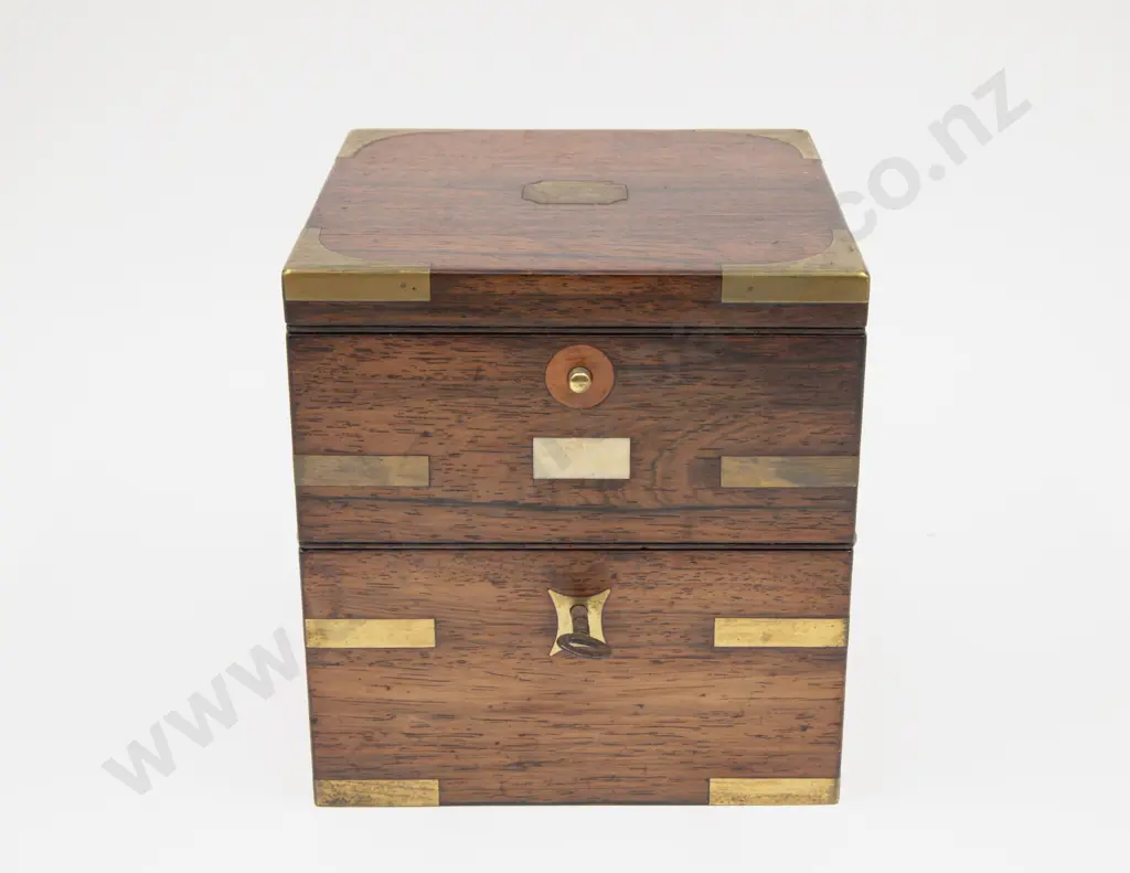 C19th Two Day Marine Chronometer No 445 by Melling & Co Ltd Liverpool Image 1++