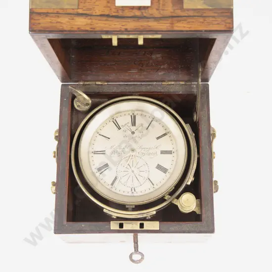 C19th Two Day Marine Chronometer No 445 by Melling & Co Ltd Liverpool