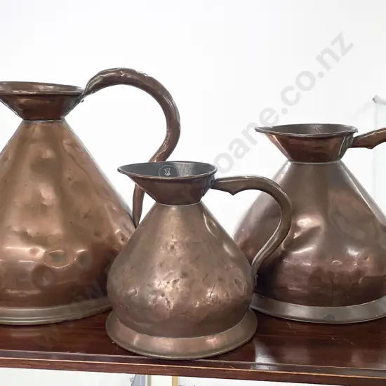 Three Victorian Copper Measures