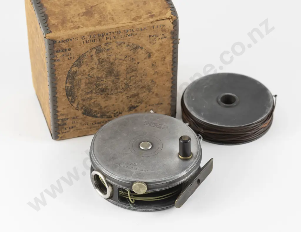 Vintage Hardy's "The Perfect" 3 5/8 Alloy Fly Reel Image 1++