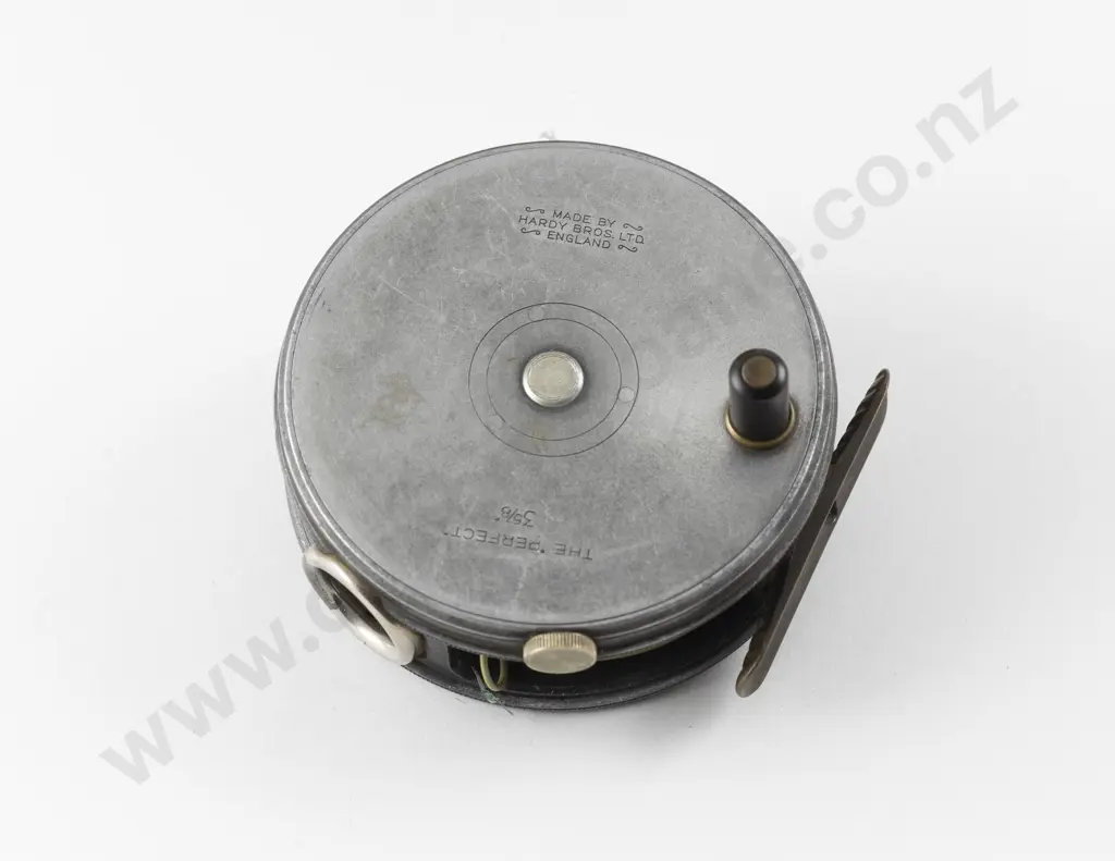 Vintage Hardy's "The Perfect" 3 5/8 Alloy Fly Reel Image 1++