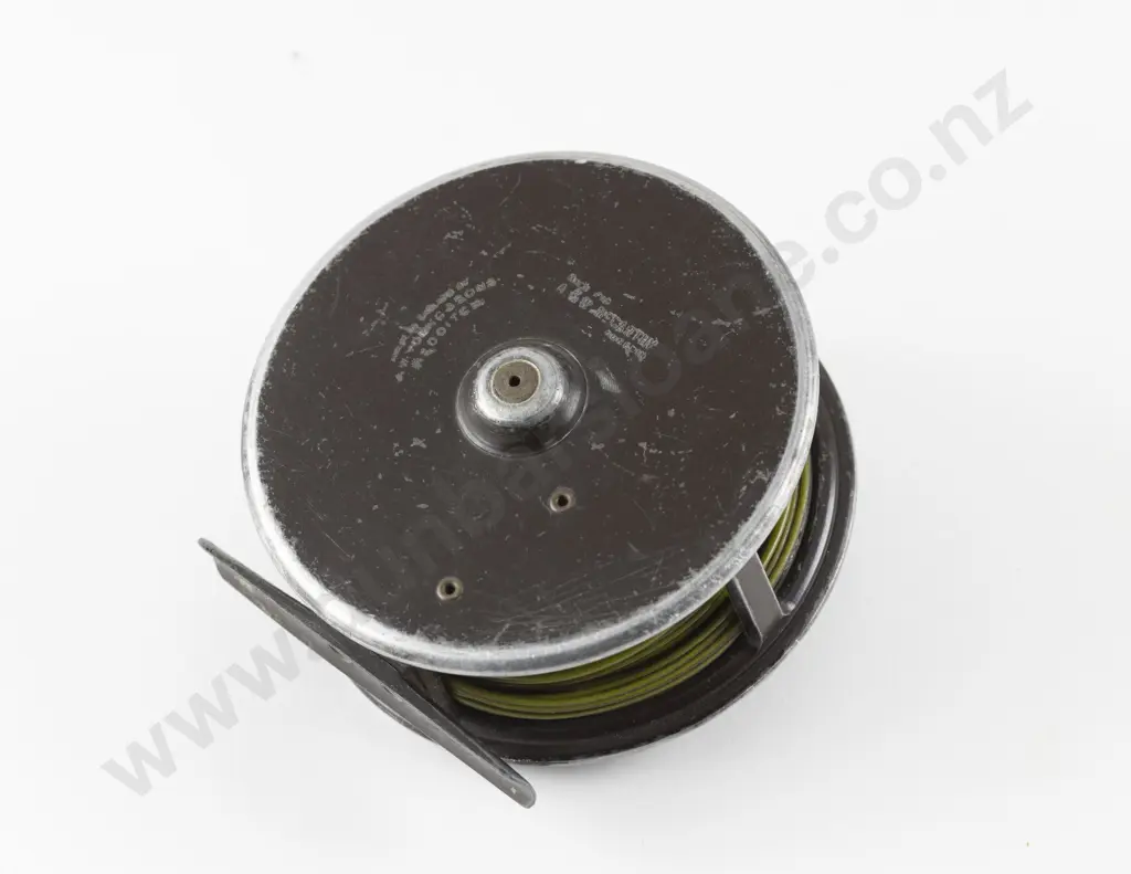 Vintage Alloy Fly Reel by J. W. Young & Sons, Redditch made for W & A McCarthy, Dunedin Image 1++
