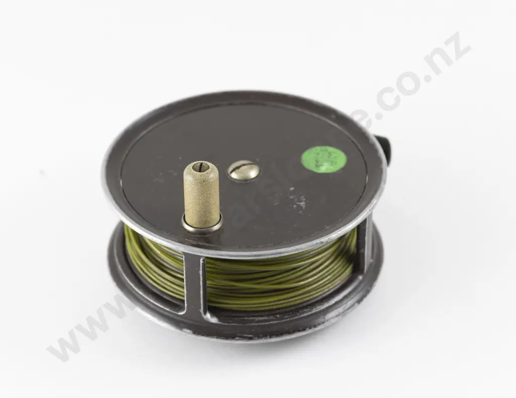 Vintage Alloy Fly Reel by J. W. Young & Sons, Redditch made for W & A McCarthy, Dunedin Image 1++