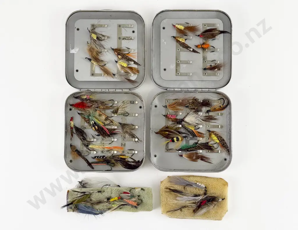 Two Vintage Wheatley Aluminium Fly Tins Image 1++