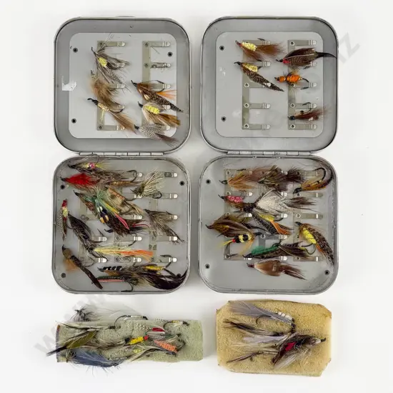 Two Vintage Wheatley Aluminium Fly Tins