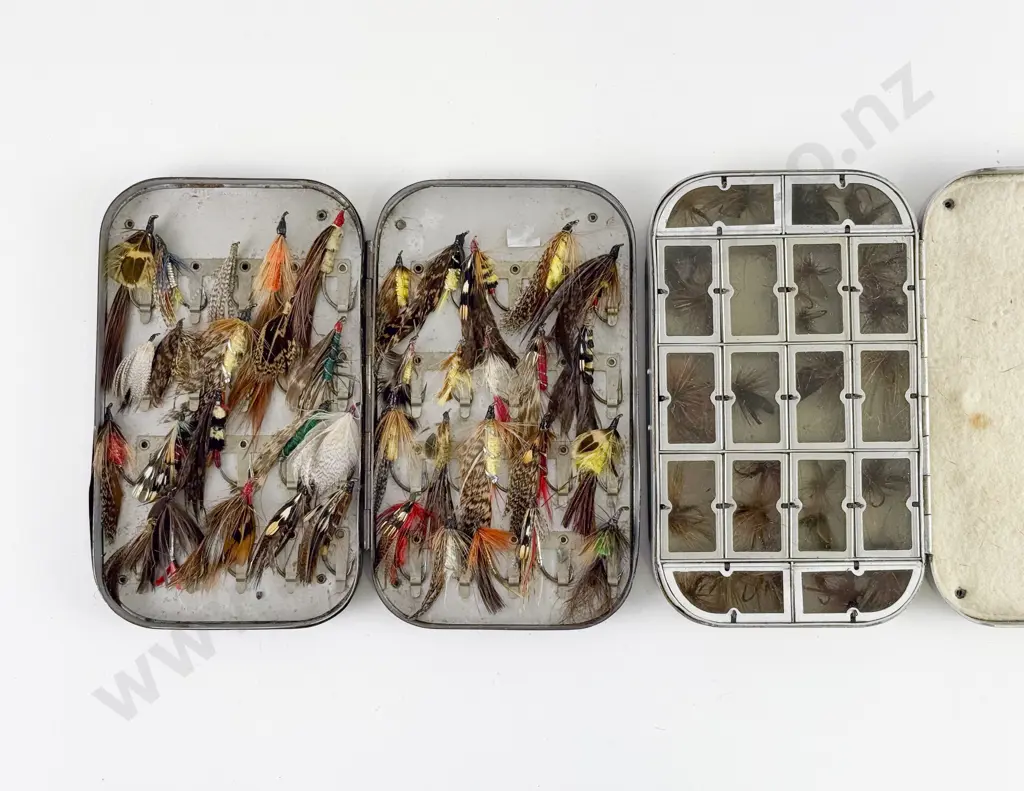 Vintage Wheatley Silmalloy 16 Compartment Fly Tin Image 1++