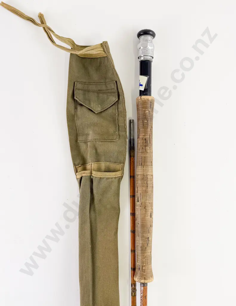 Hardy's "The Knockabout" 3 Piece Split Cane Palakona Fly Rod Image 1++