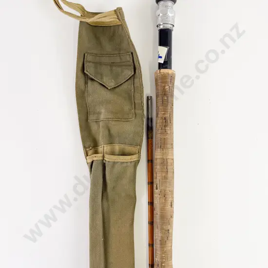 Hardy's "The Knockabout" 3 Piece Split Cane Palakona Fly Rod