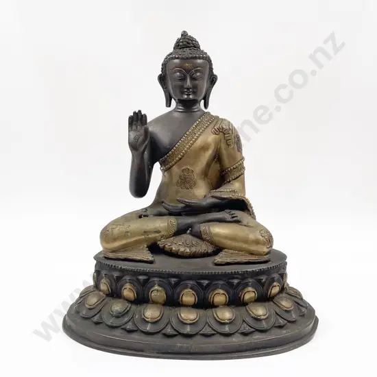 Vintage Thai Bronze Buddha