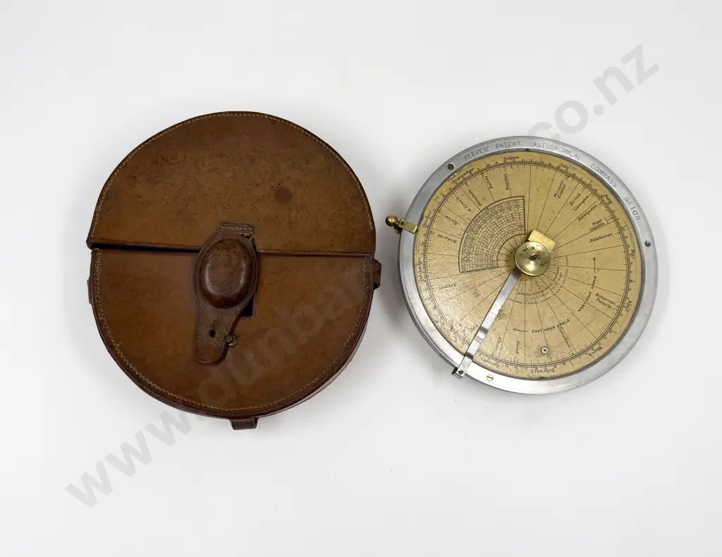 "Reeves" Patent Astronomical Compass No 108 Image 1++