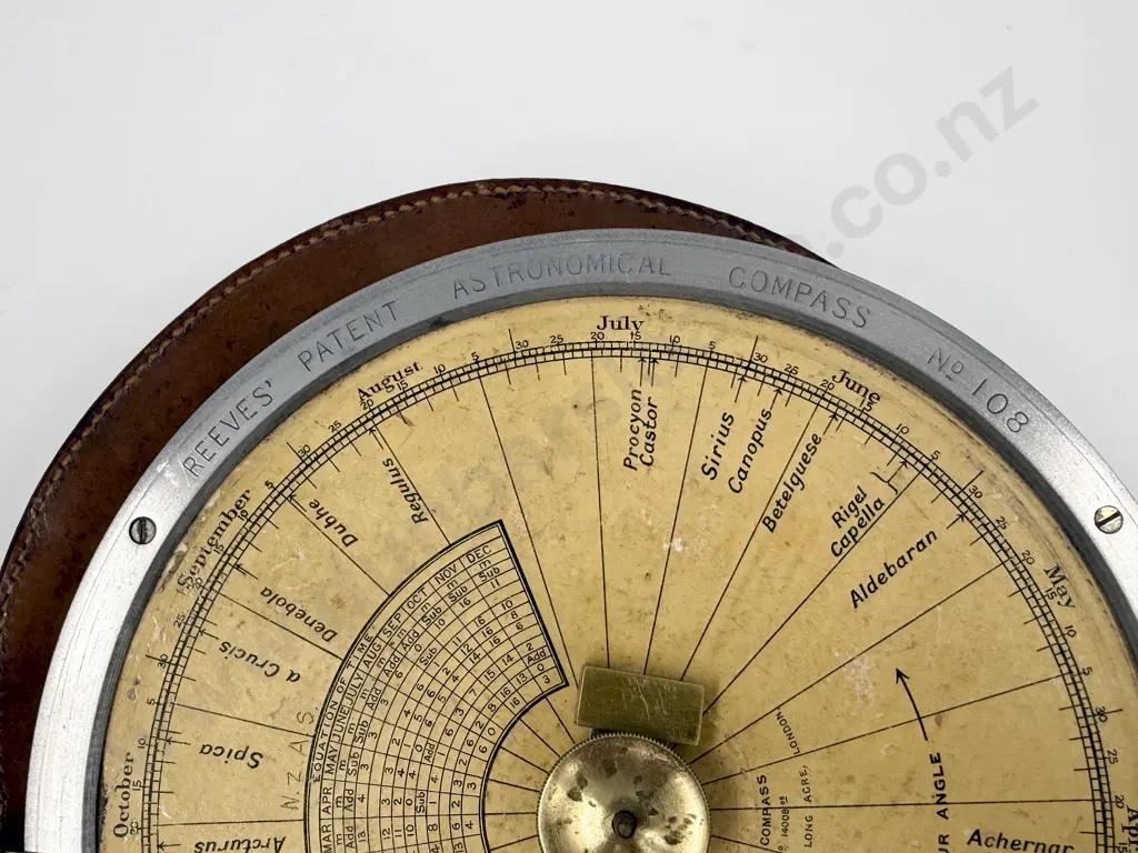 "Reeves" Patent Astronomical Compass No 108 Image 1++