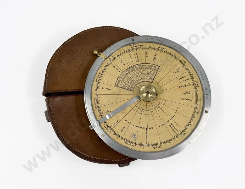 "Reeves" Patent Astronomical Compass No 108 Image 1++