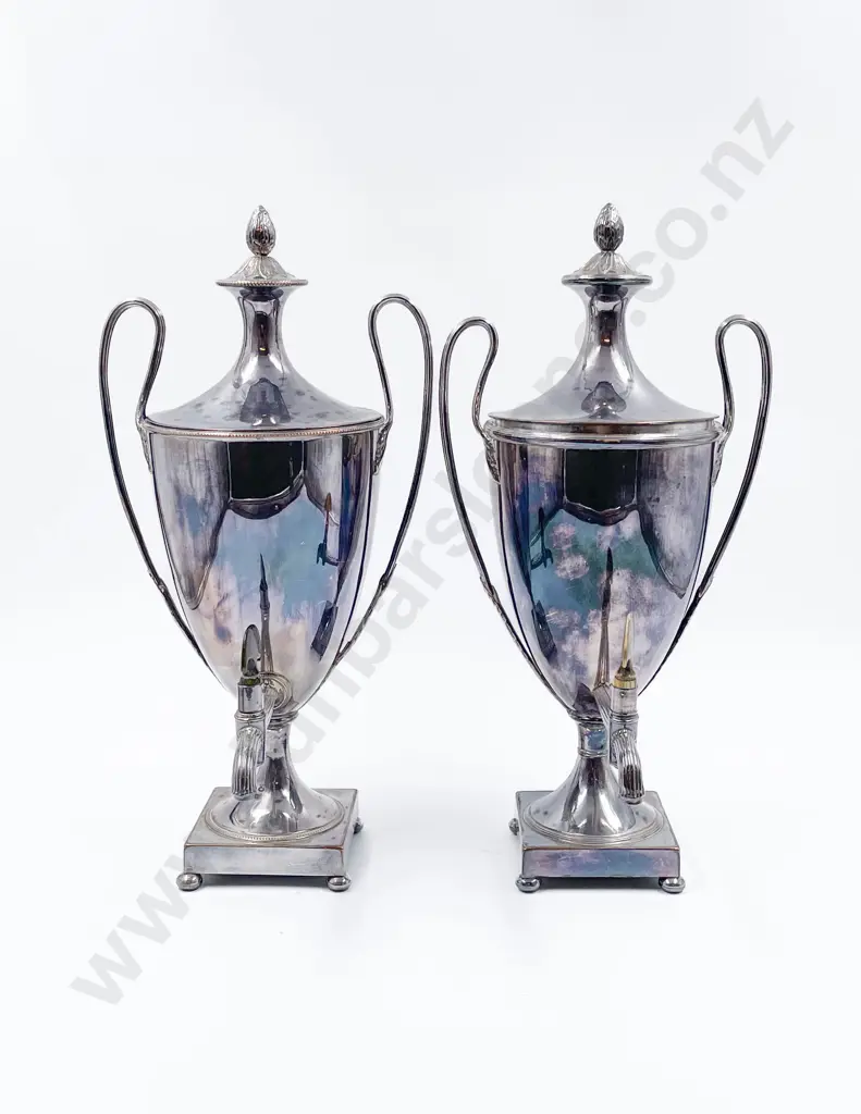 Pair Edwardian Adams Pattern Sideboard Urns Image 1++