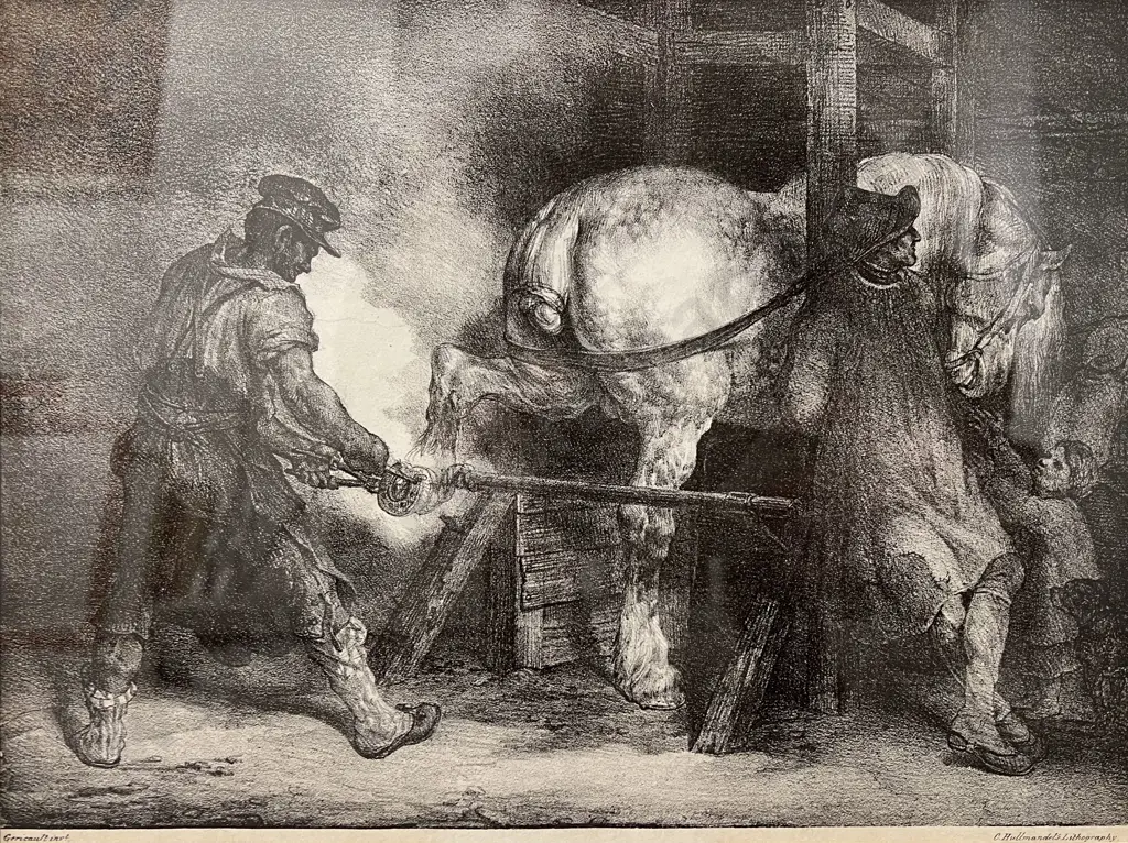 Théodore Géricault (French 1791-1824) - The Flemish Farrier Image 1++