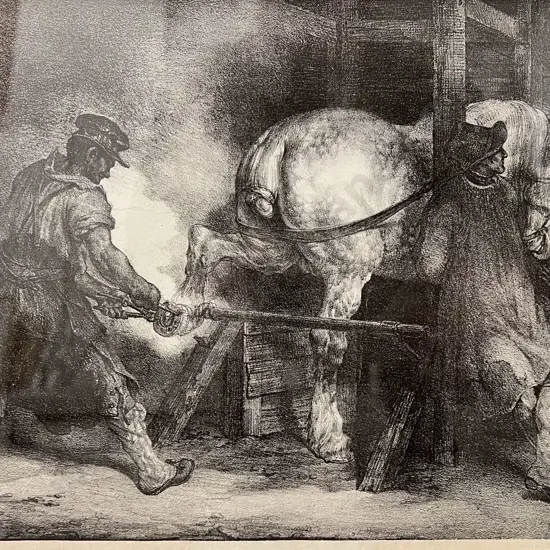 Théodore Géricault (French 1791-1824) - The Flemish Farrier