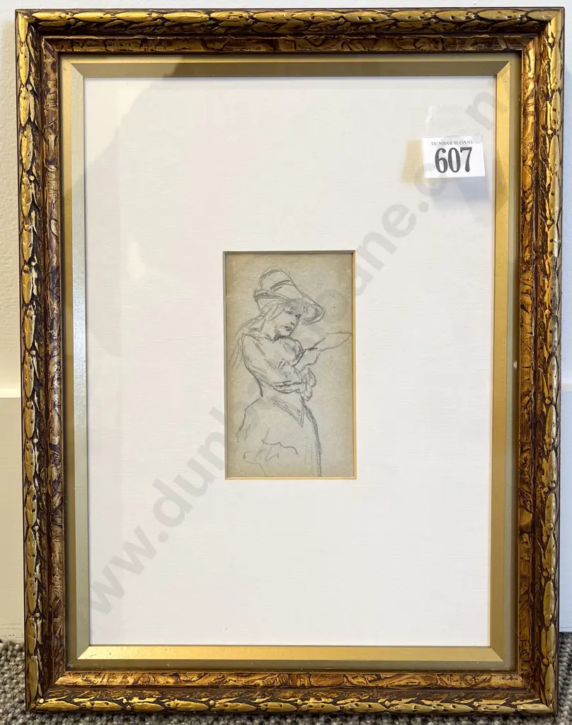 Attributed Berthe Morisot (French 1841-1895) - Girl Reading Image 1++