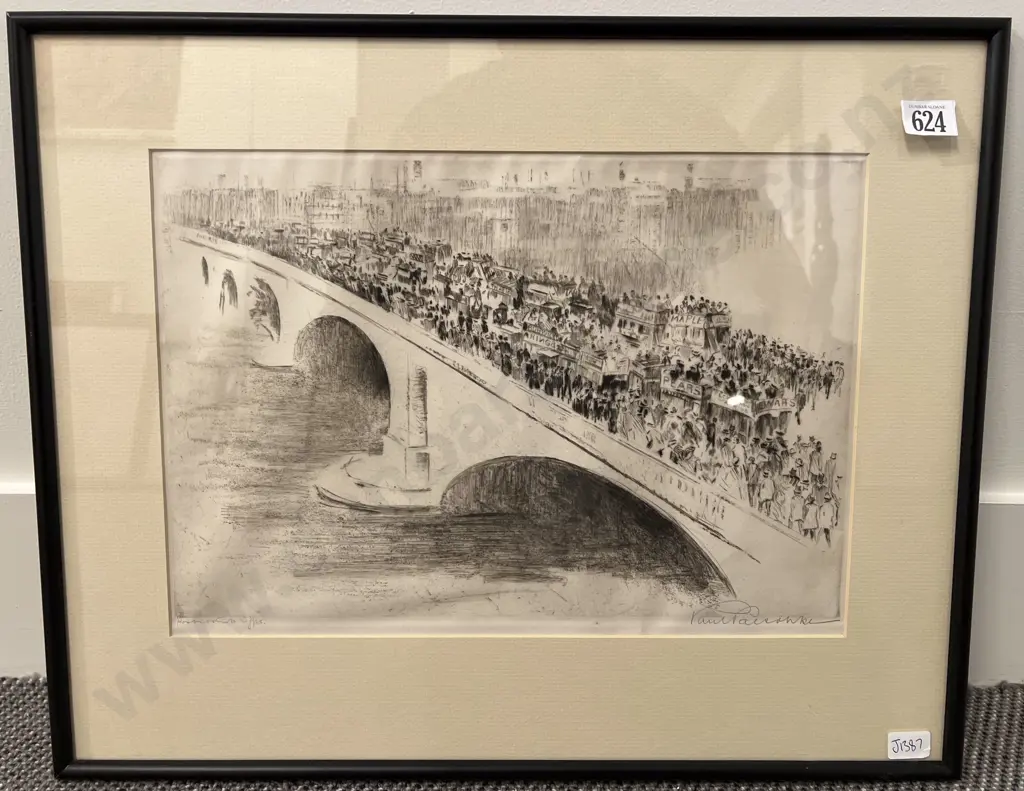 Paul Paeschke (German 1875-1943) - London Bridge Image 1++