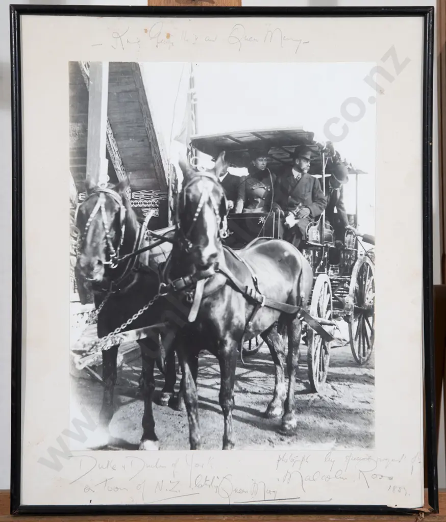 Photograph of Duke & Duchess of York (GeoV & Queen Mary) Tour of NZ 1901 Image 1++