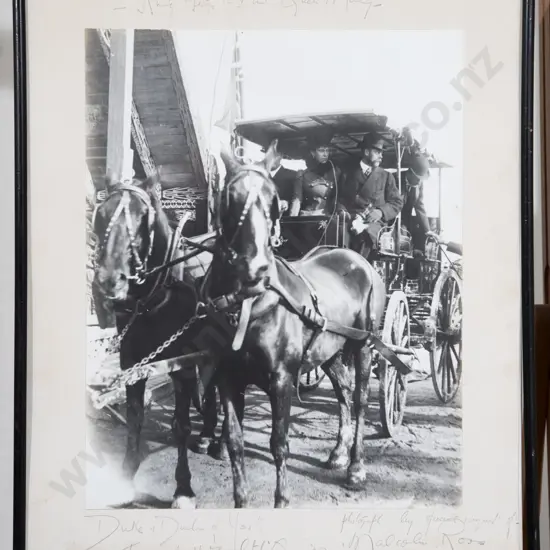 Photograph of Duke & Duchess of York (GeoV & Queen Mary) Tour of NZ 1901
