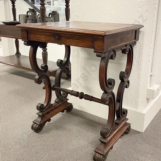 Early Vict Rosewood Work Table