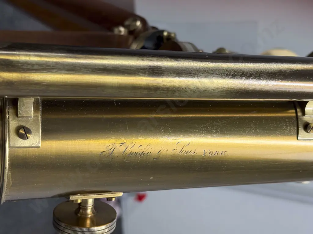 A Rare Victorian 3.5 Inch Refracting Telescope by Thomas Cooke of York Image 1++