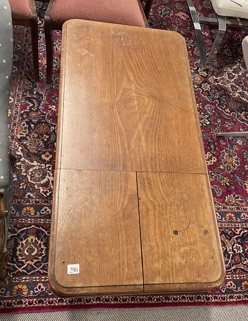 Vict Mahogany Reading Table Image 1++