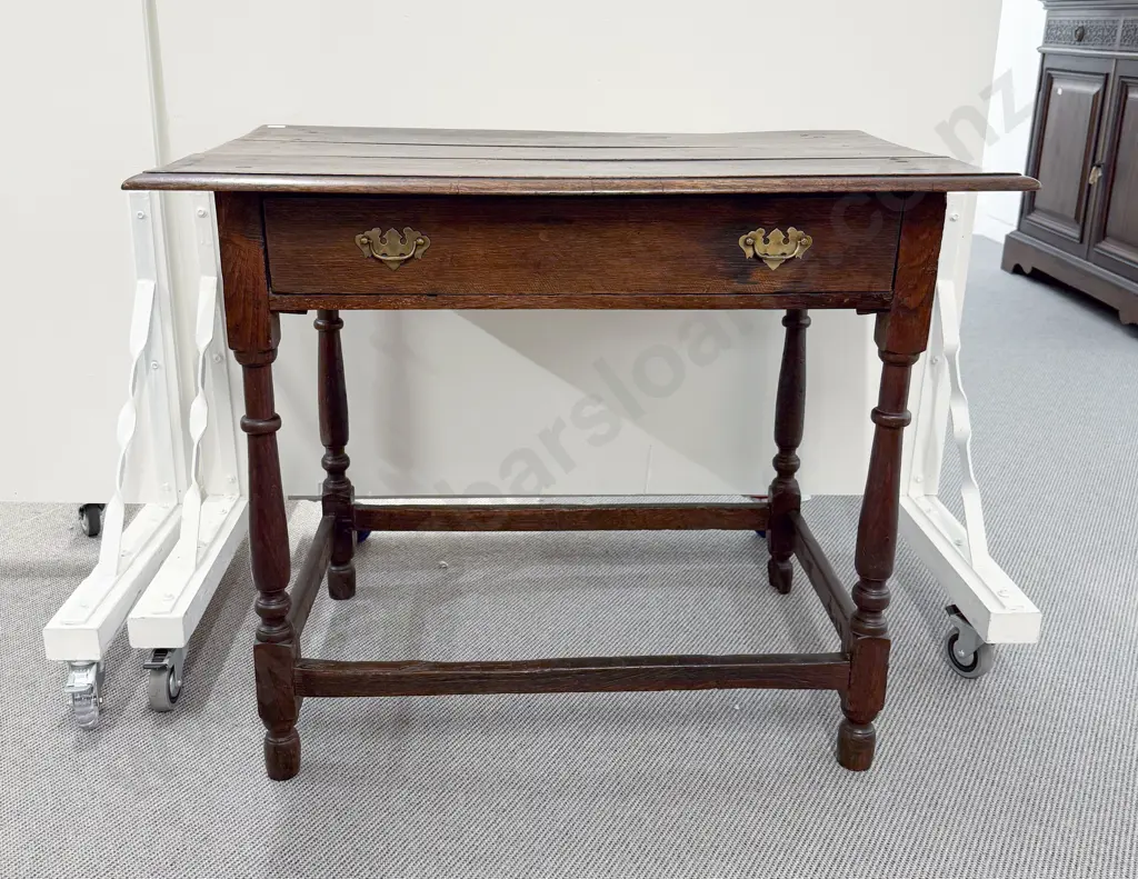 C18th Oak Side Table Image 1++