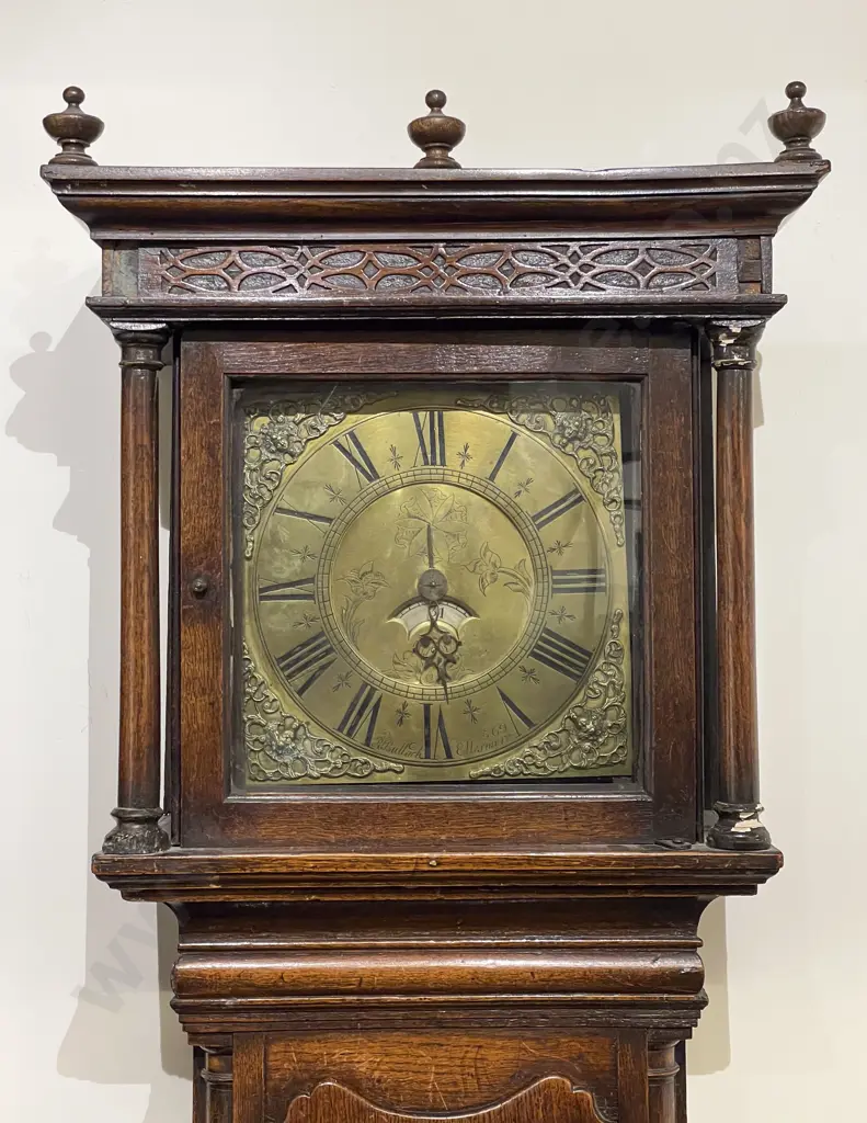 Geo III Longcase Clock by R. Bullock of Ellesmere Image 1++