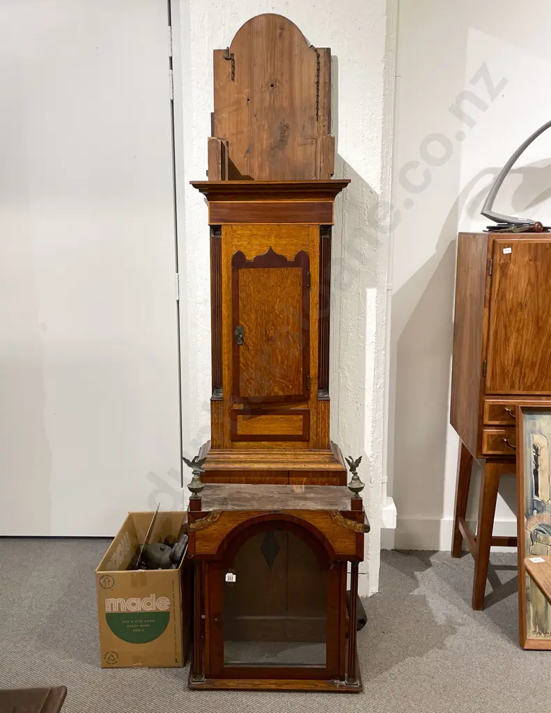 Geo III Longcase Clock Image 1++