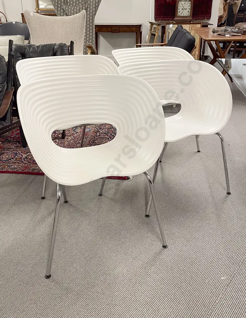 Set of Four Vitra Tom Vac Chairs Image 1++