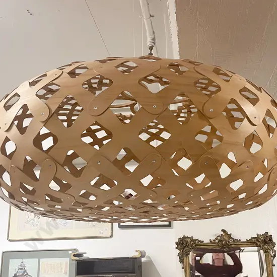 Large Dave Trubridge Kina Light Pendant