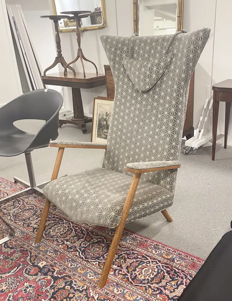 Mid Century Scandinavian Design Highback Armchair Image 1++