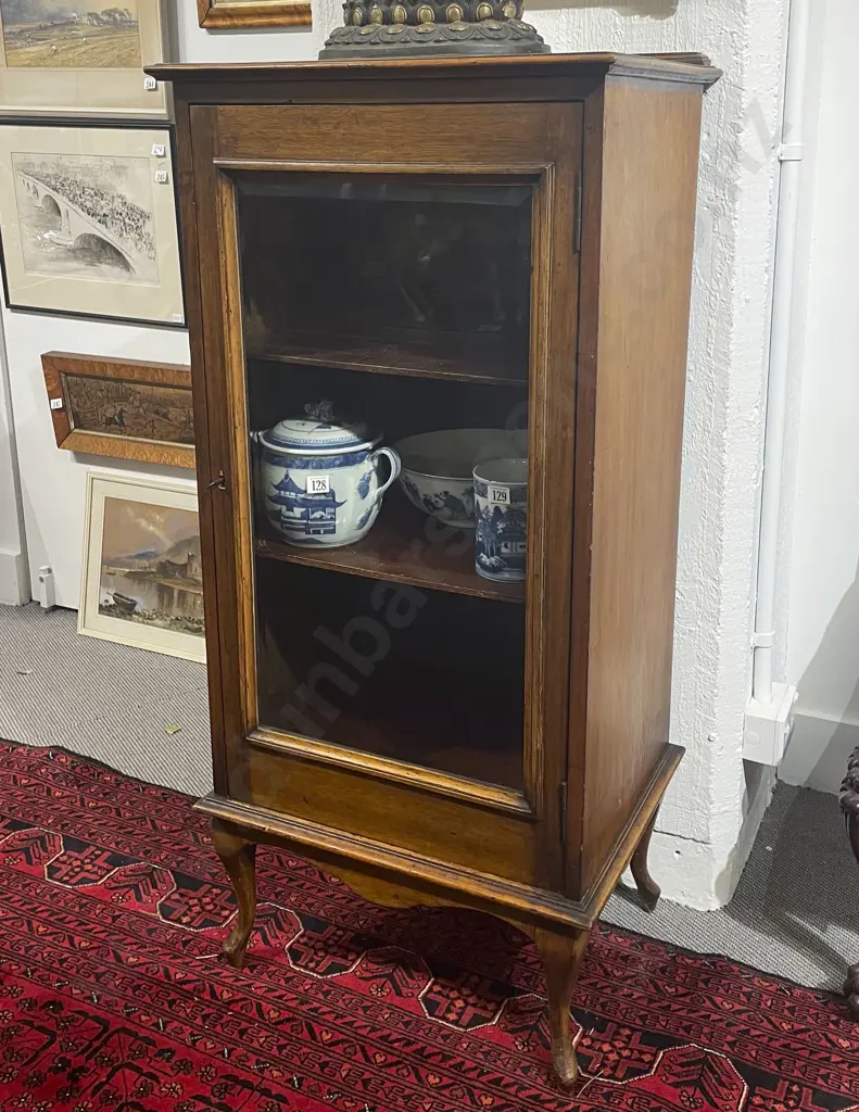 Edwardian Mahogany Music Cabinet Image 1++