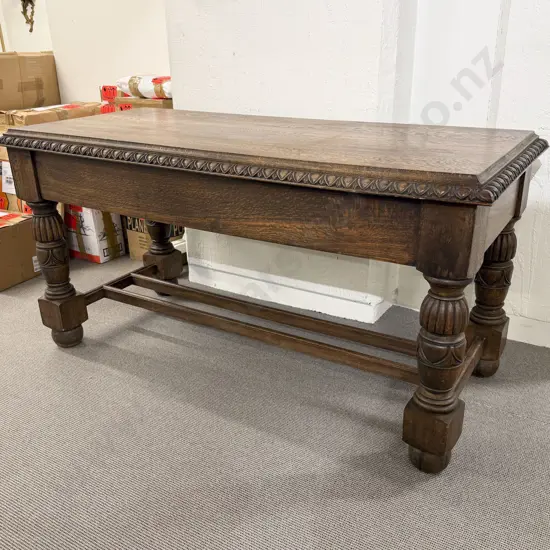 C17th Style Oak Rectangular Centre Table