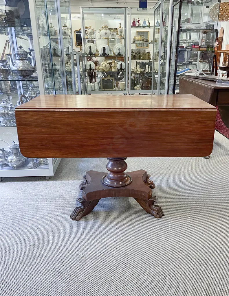 WM IV Mahogany Pembroke Dining Table Image 1++