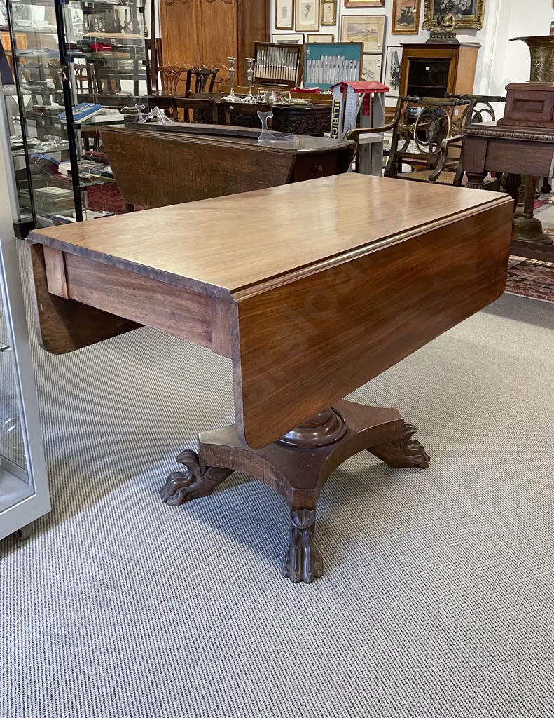 WM IV Mahogany Pembroke Dining Table Image 1++