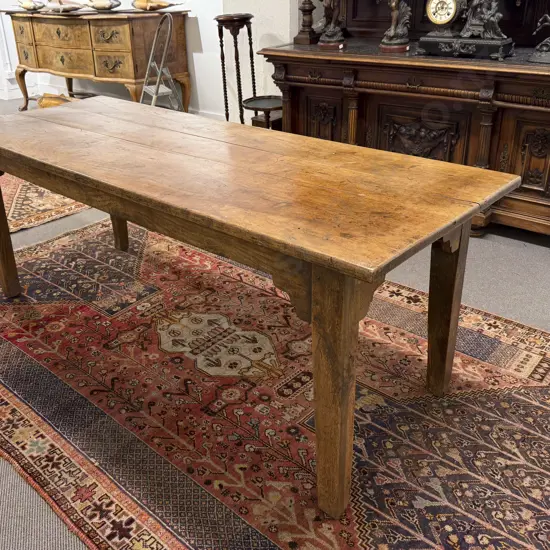 An Attractive Early C19th French Provincial Fruitwood Farmhouse Table